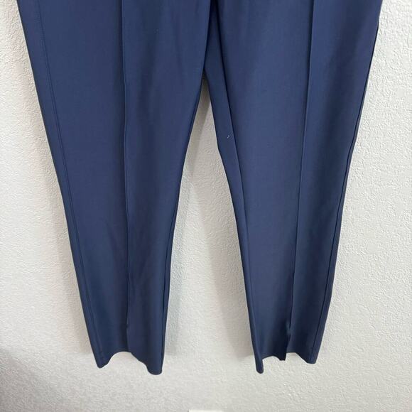 Epoque Evolution Jet Set High Waist Front Slit Pull-On Trouser Pants Navy Blue 6 - Picture 5 of 10